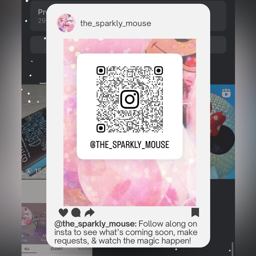 Follow @the_sparkly_mouse on Instagram!